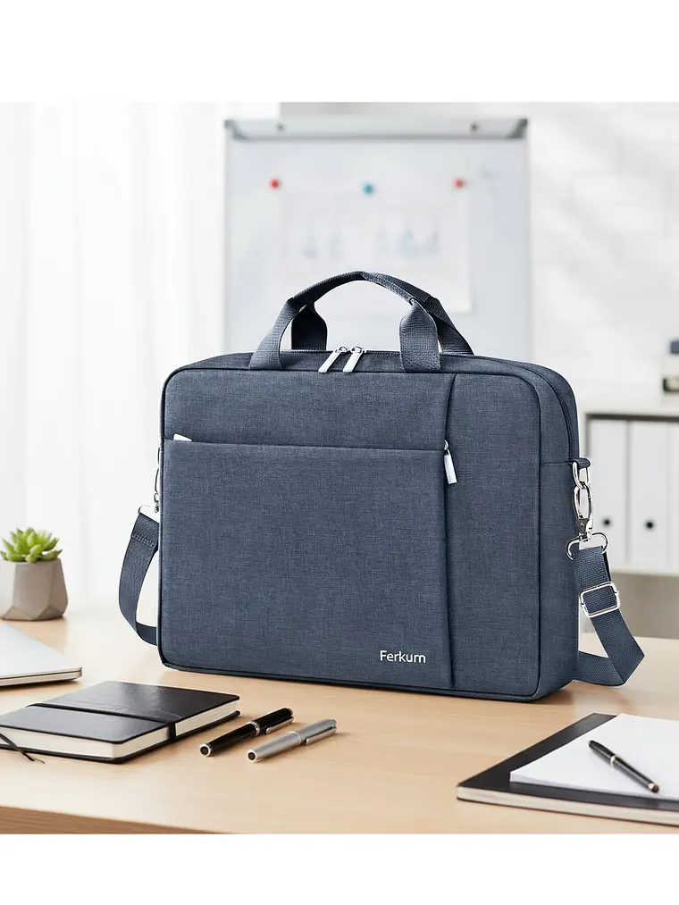 Bolso para laptop de14 pulgadas color GRIS OSCURO 1