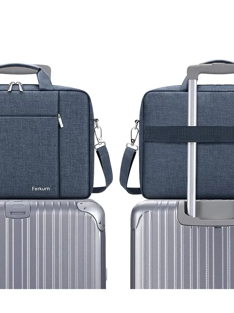 Bolso para laptop de14 pulgadas color GRIS OSCURO 3