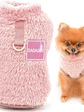 Polerón de sherpa para perro MINI color ROSA Talla L - Miniatura 2