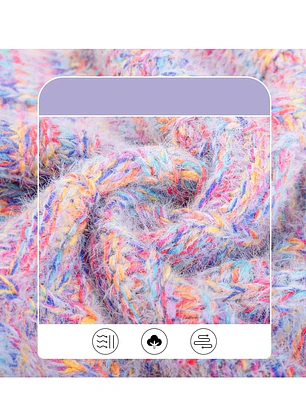 Chaleco tejido con cuello para perro pequeño COLORES Talla M