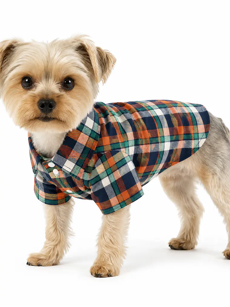 Camisa leñadora  de franela PERRITO TOY O MINI 8