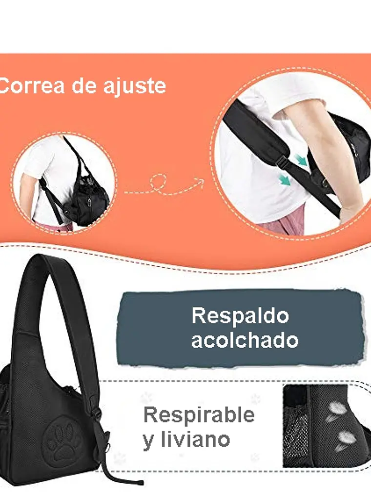 Bolso tipo morral de Tela para llevar mascota - Alternativas 15