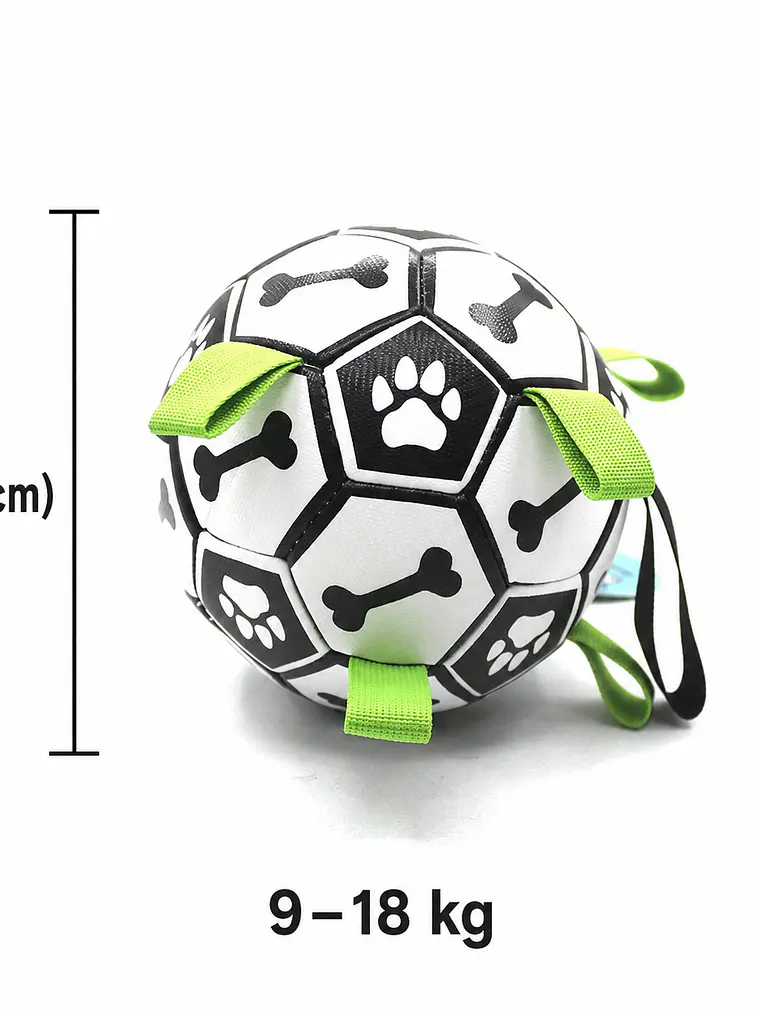 Pelota interactiva para perro incluye bombín-colores 6
