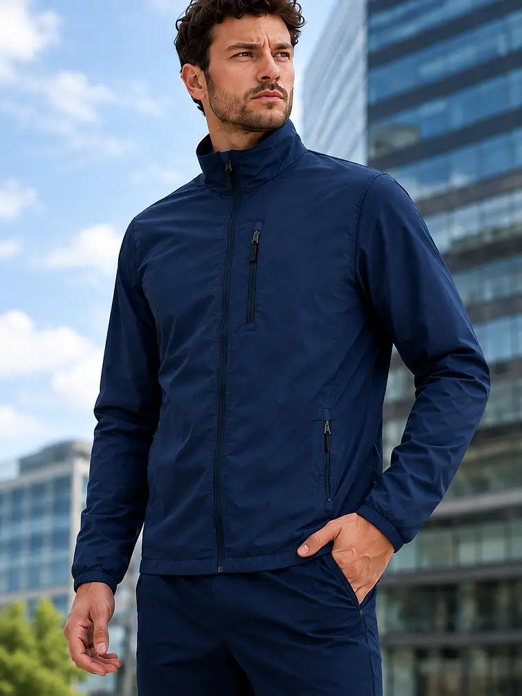 Cortaviento liviano portátil para hombre ideal trekking 2