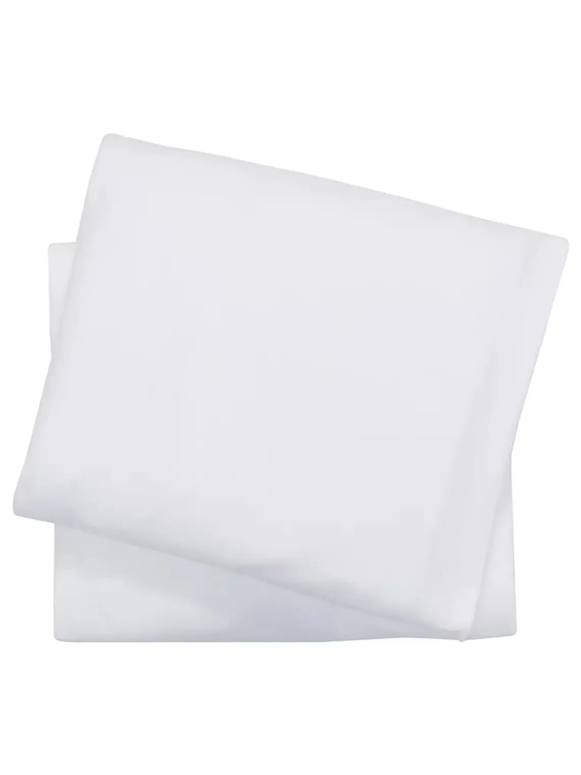 Set de 2 sábanas bajeras jersey para Colecho 82 x 51 x 3 cm BLANCO 2