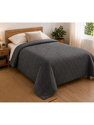 QUILT de verano 1 y media plazas 2 x 2.20 mt bordes largos-COLORES