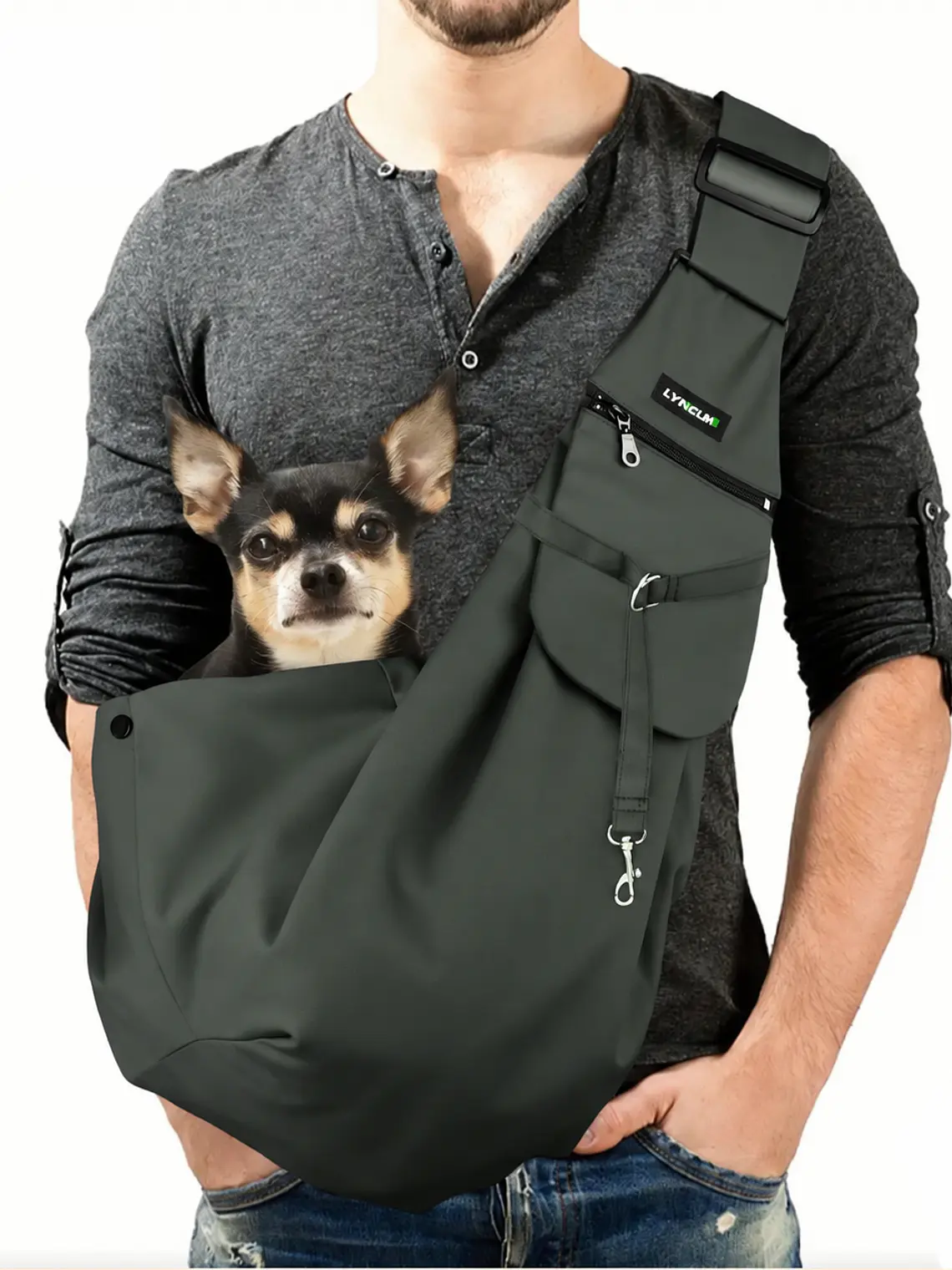 Bolso tipo morral de Tela para llevar mascota - Alternativas 22