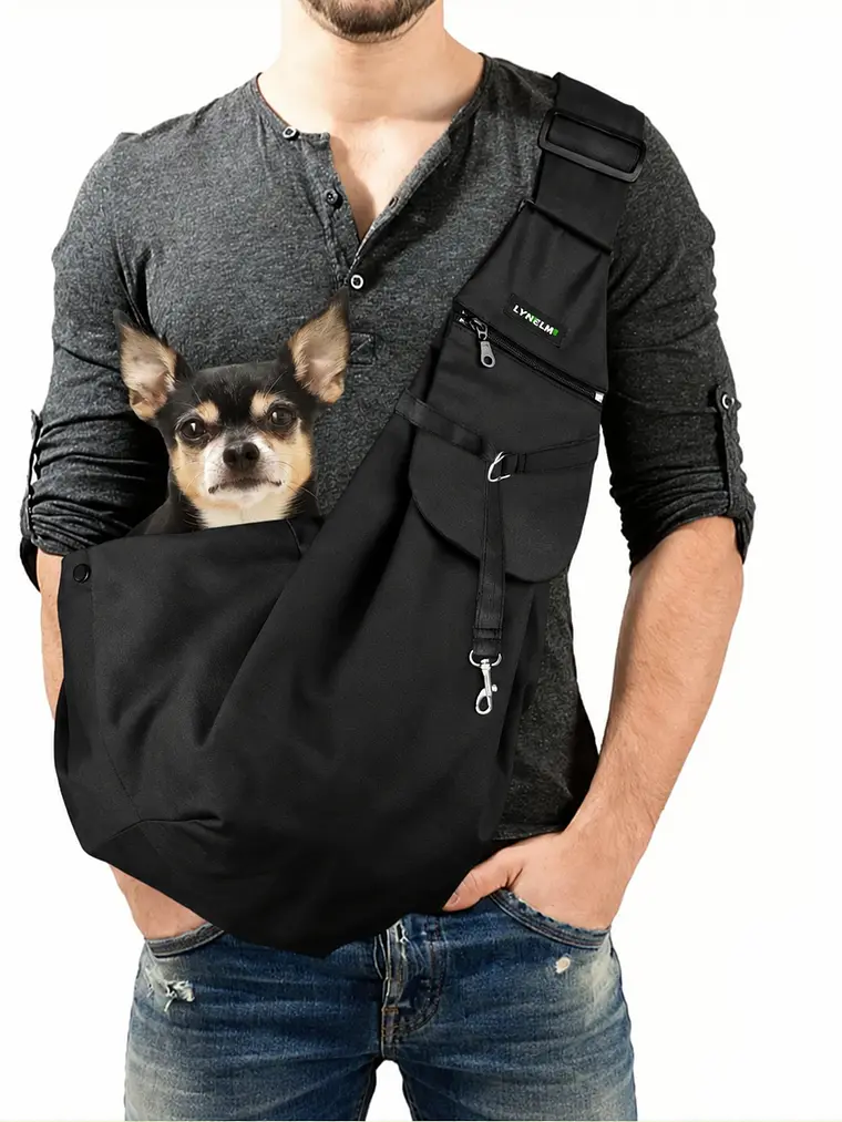 Bolso tipo morral de Tela para llevar mascota - Alternativas 23