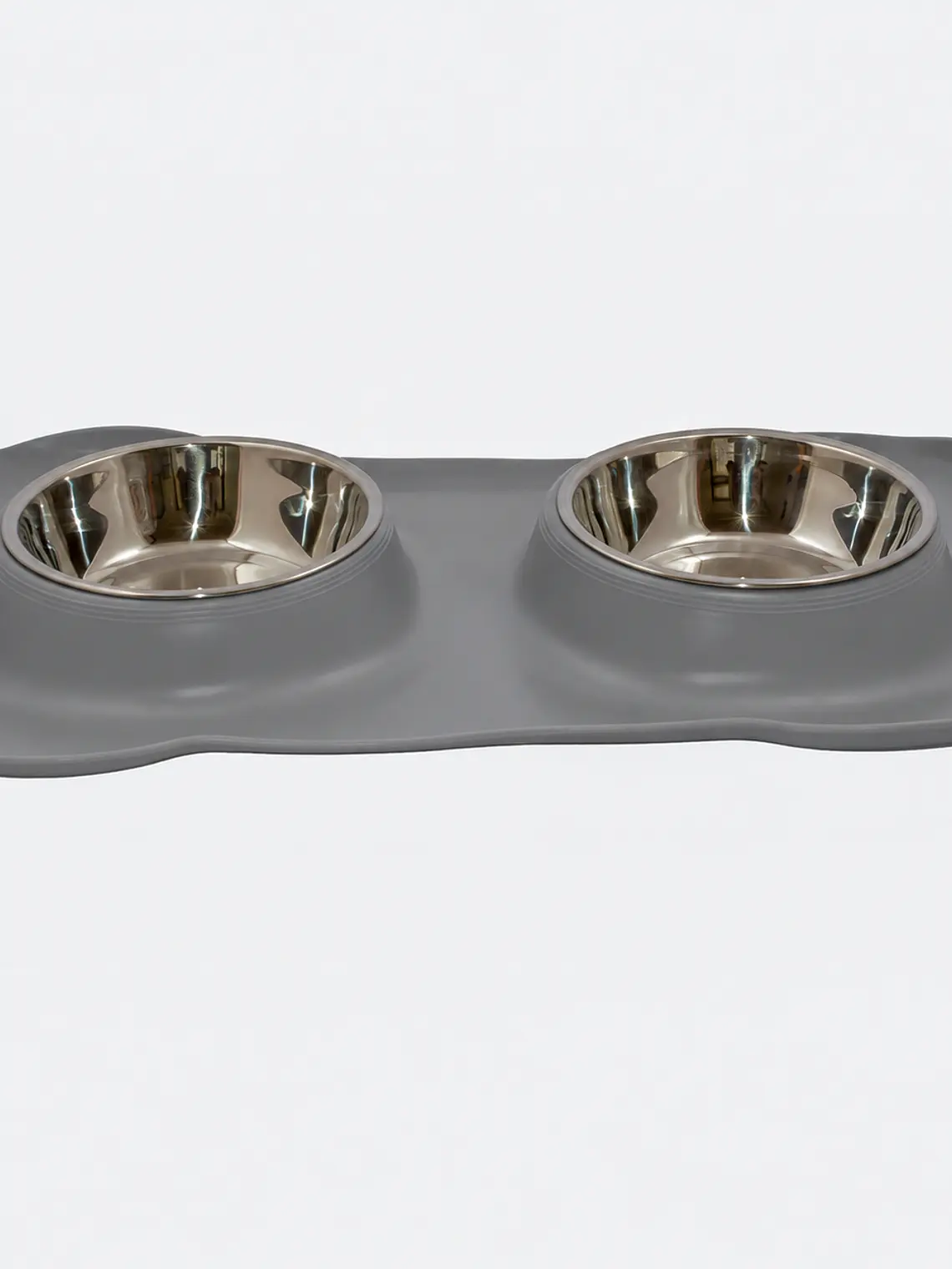 Plato doble de silicona y acero inoxidable 400 ml 7