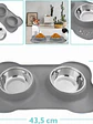 Plato doble de silicona y acero inoxidable 400 ml - Miniatura 8
