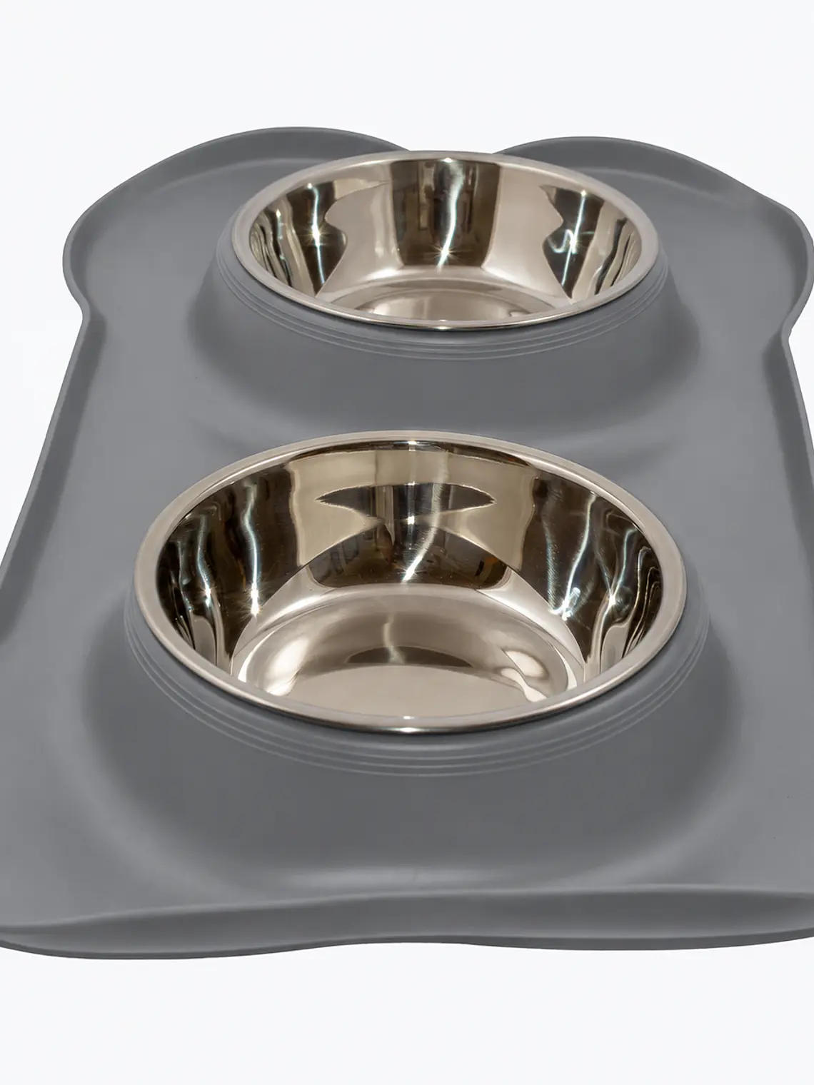 Plato doble de silicona y acero inoxidable 400 ml 9