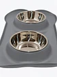 Plato doble de silicona y acero inoxidable 400 ml - Miniatura 9