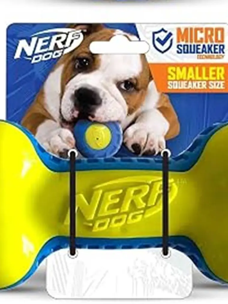 Juguete NERF con silbato interior para perro pequeño o mediano - Alternativas 5