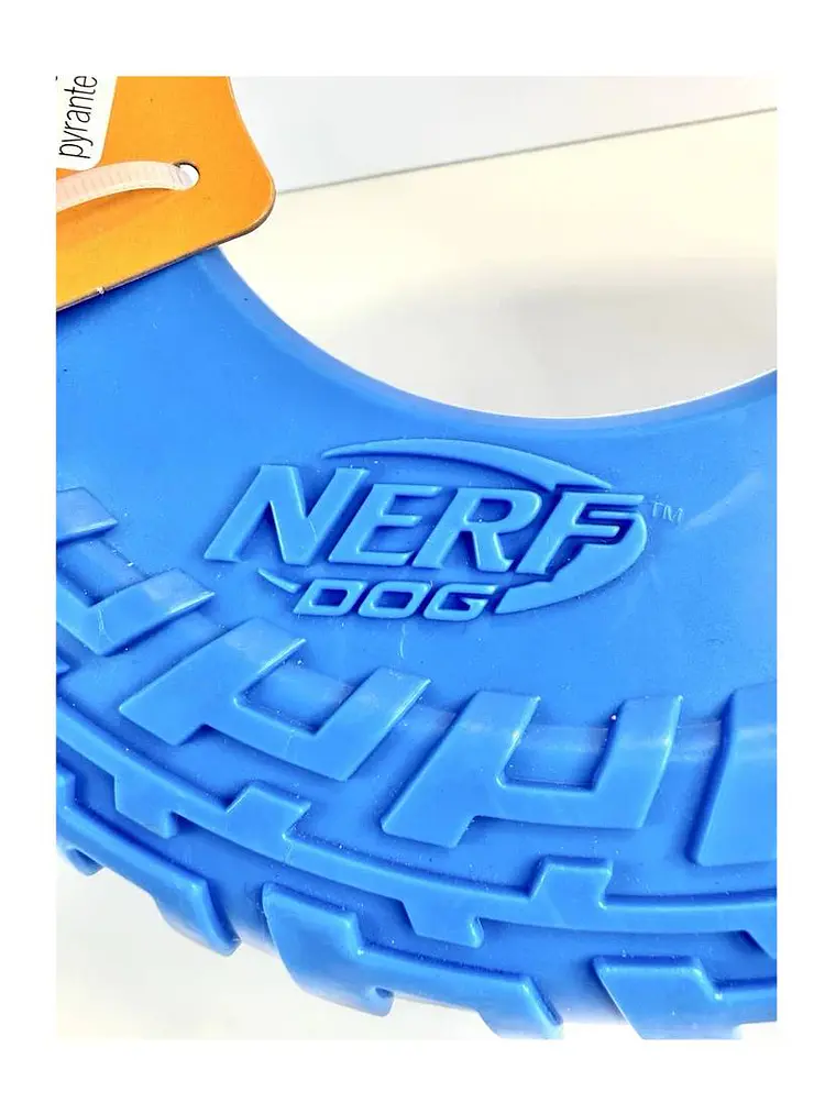 Juguete tipo  Frisbee para perro de goma NERF 25cm 1