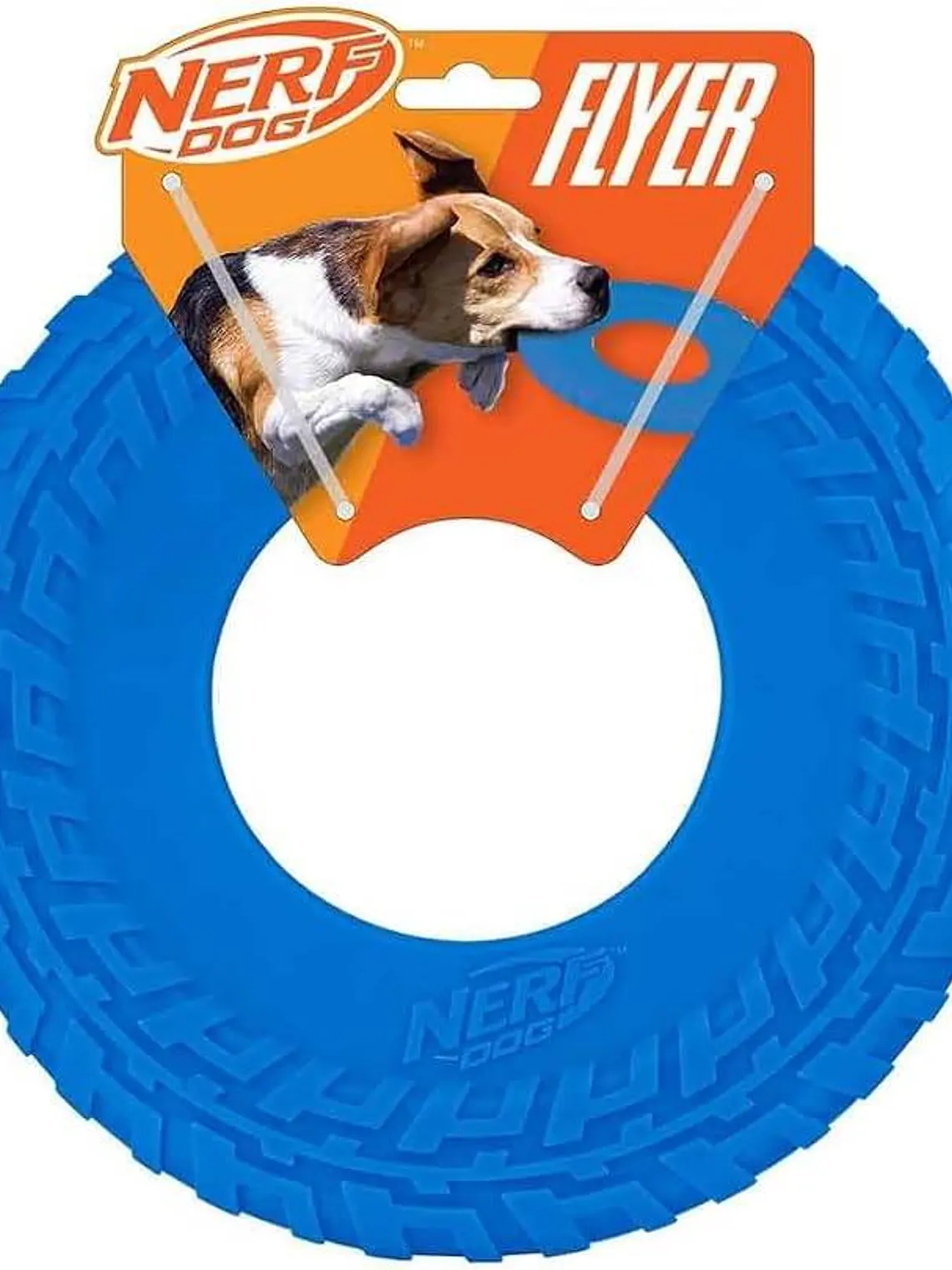 Juguete tipo  Frisbee para perro de goma NERF 25cm 2