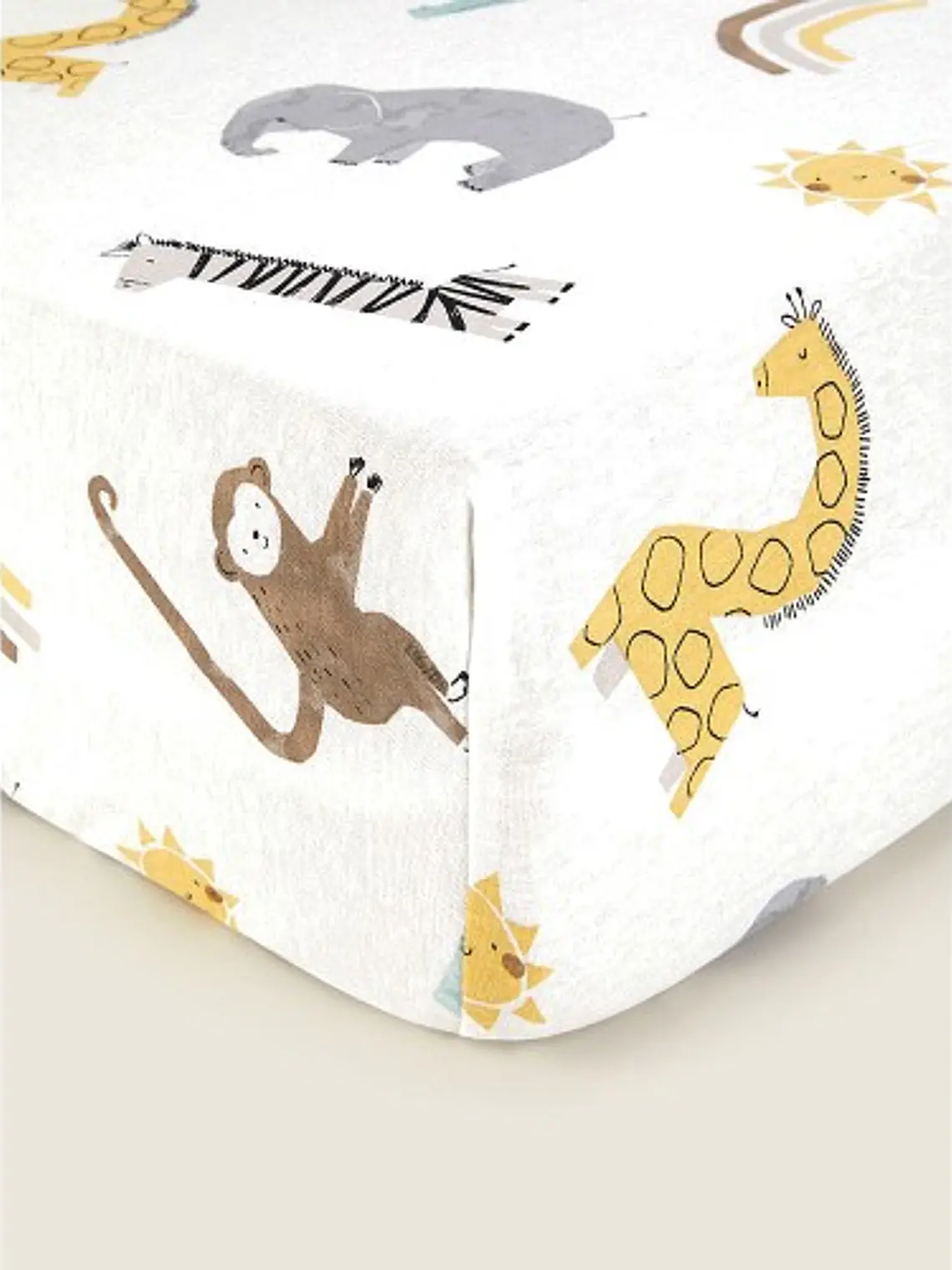 Set 2 sábanas bajeras jersey algodón para cuna 70x140x18cm -DISEÑOS 21