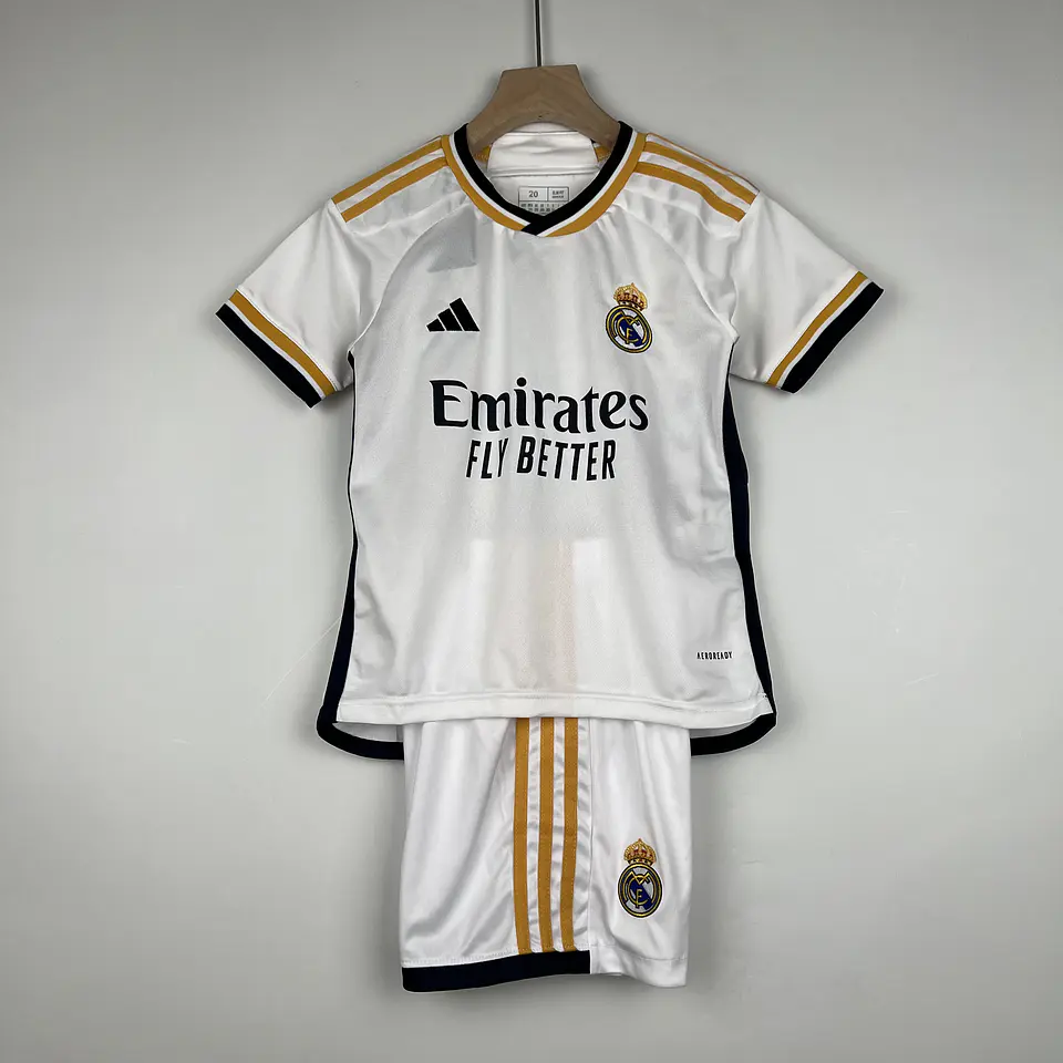 Real Madrid Home 23/24 Kit-Criança 2