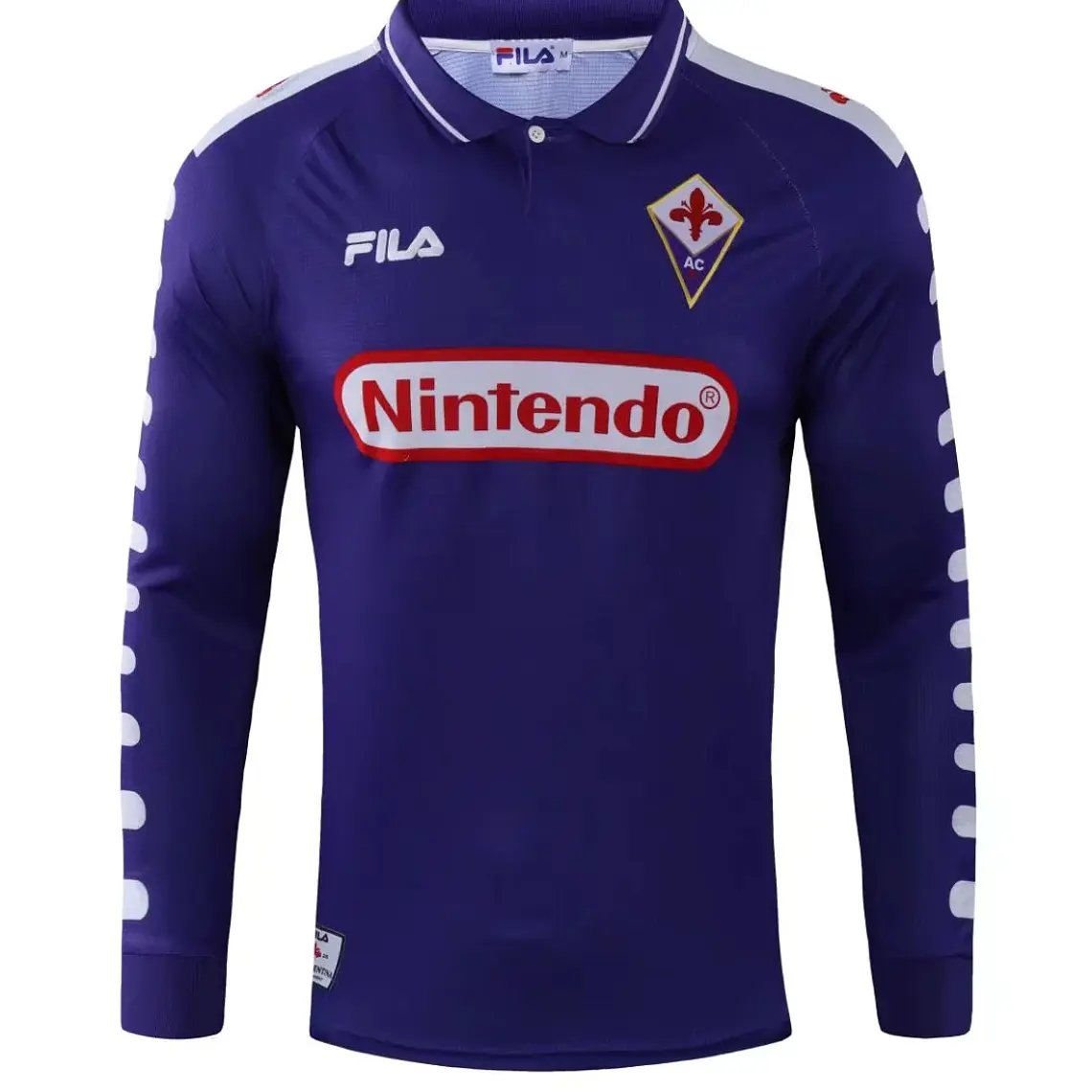 Fiorentina Home 1998 Manga Longa  1