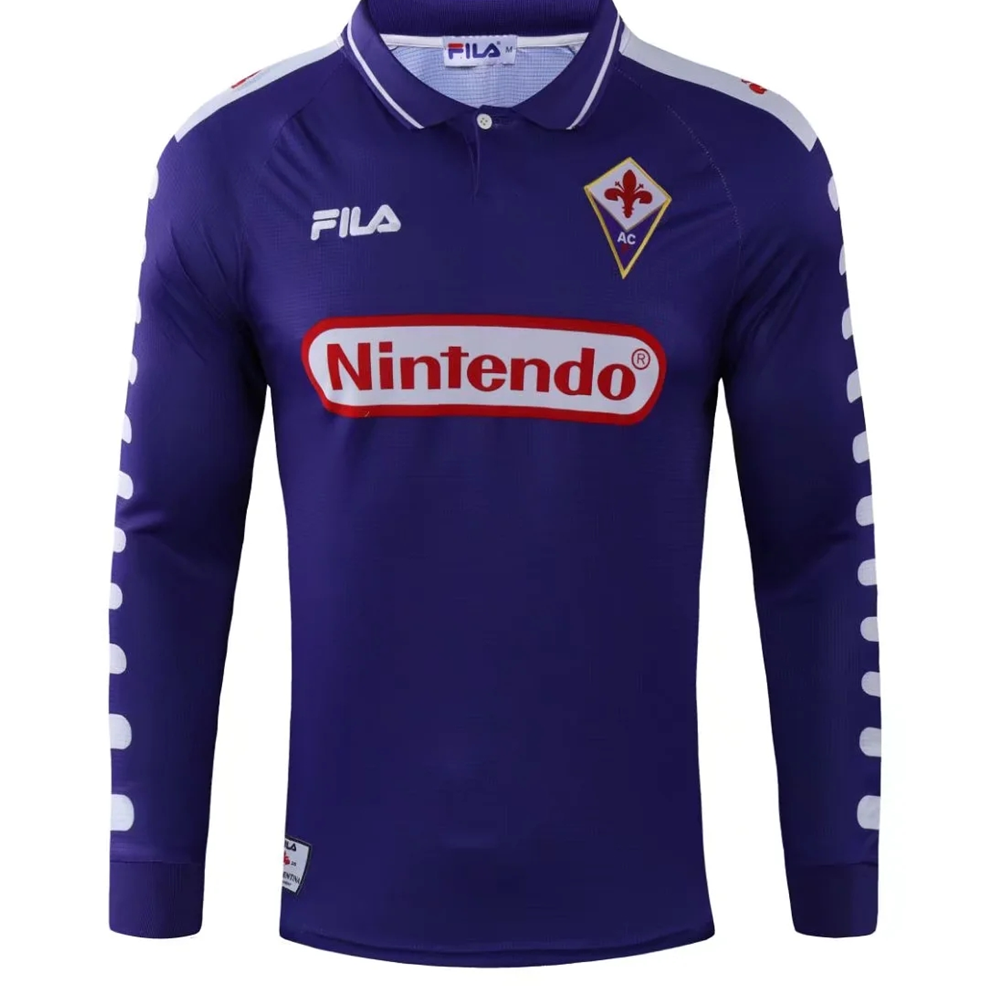 Fiorentina Home 1998 Manga Longa  1