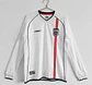 Inglaterra Home 2002 Manga Longa  - vignette 1