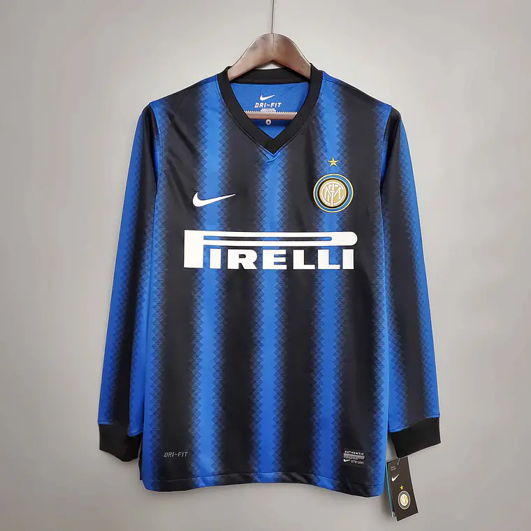 Inter Milão Home 10/11 Manga Longa  1