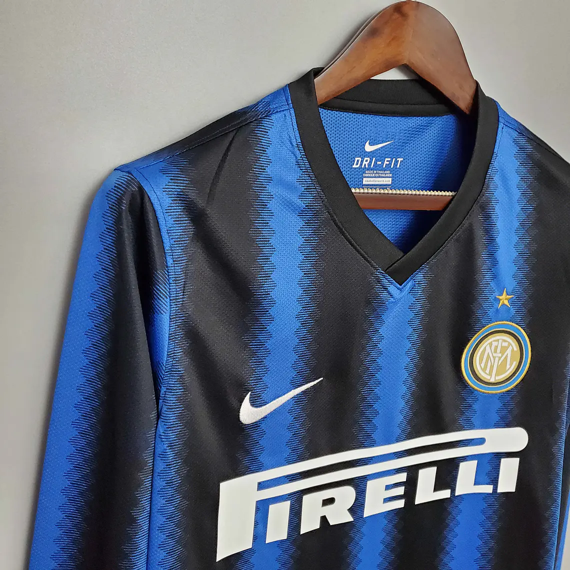 Inter Milão Home 10/11 Manga Longa  3