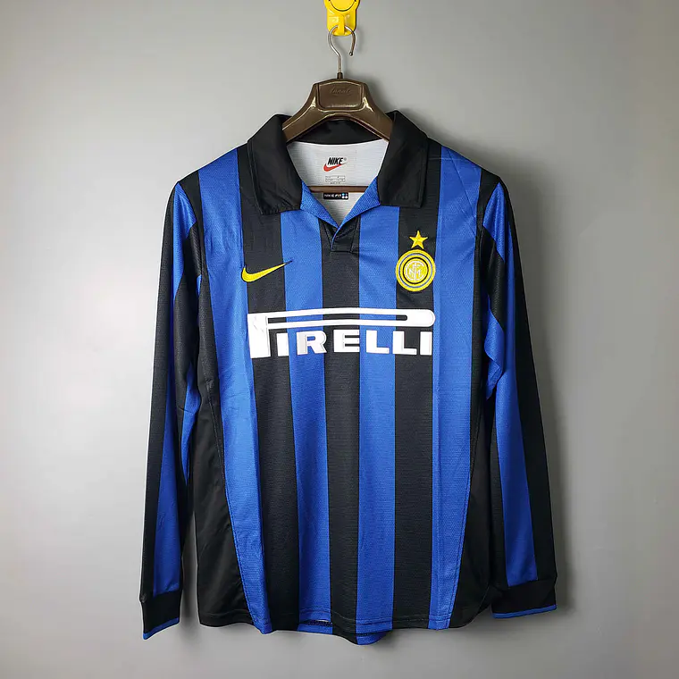 Inter Milão Home 1998 Manga Longa  1