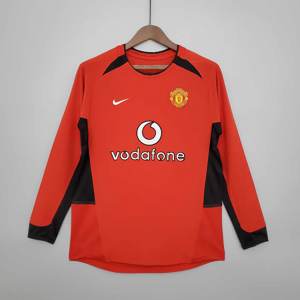 Manchester United Home 02/04 Manga Longa  2