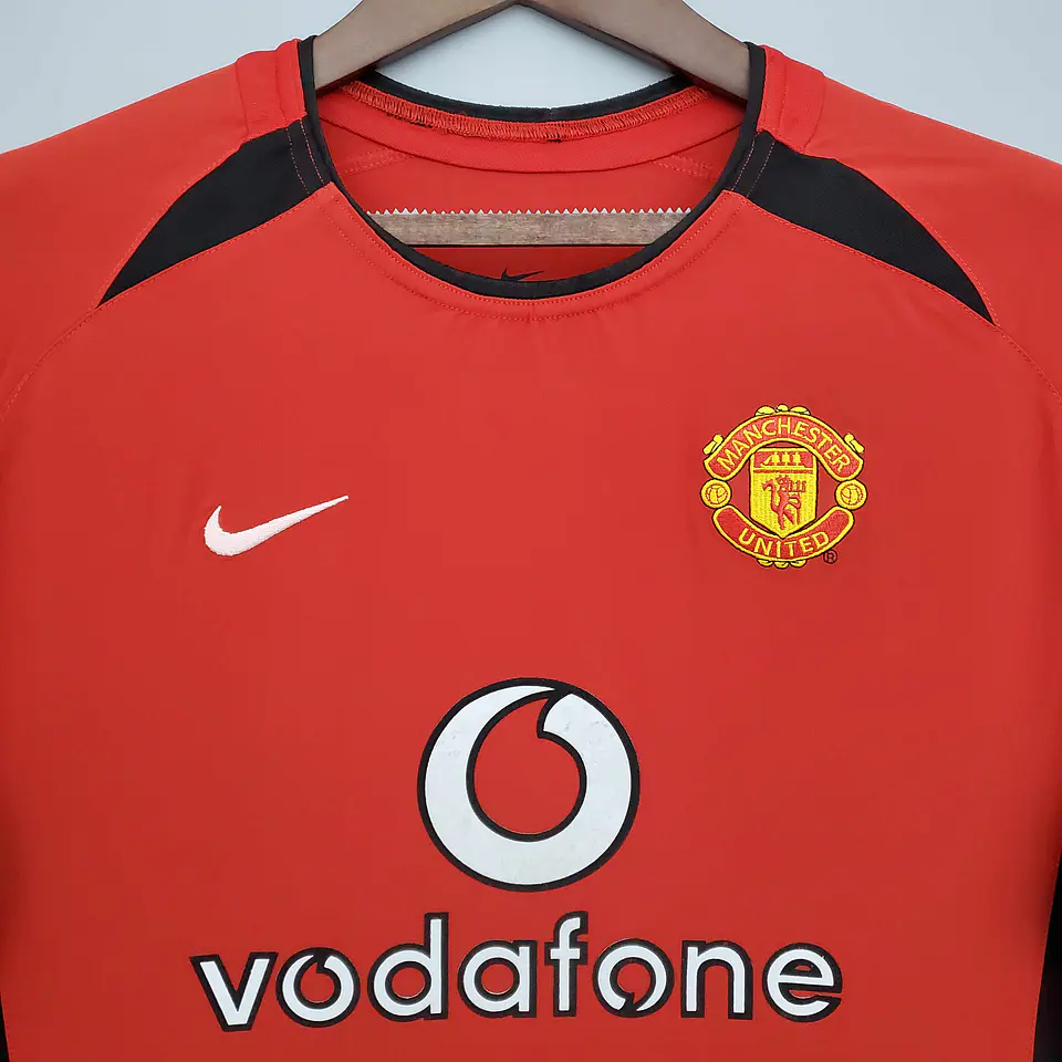 Manchester United Home 02/04 Manga Longa  5