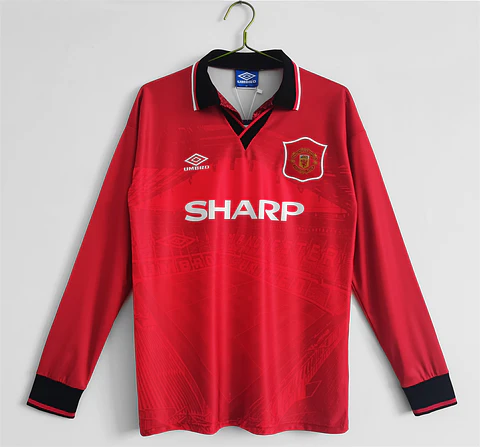 Manchester United Home 94/96 Manga Longa 