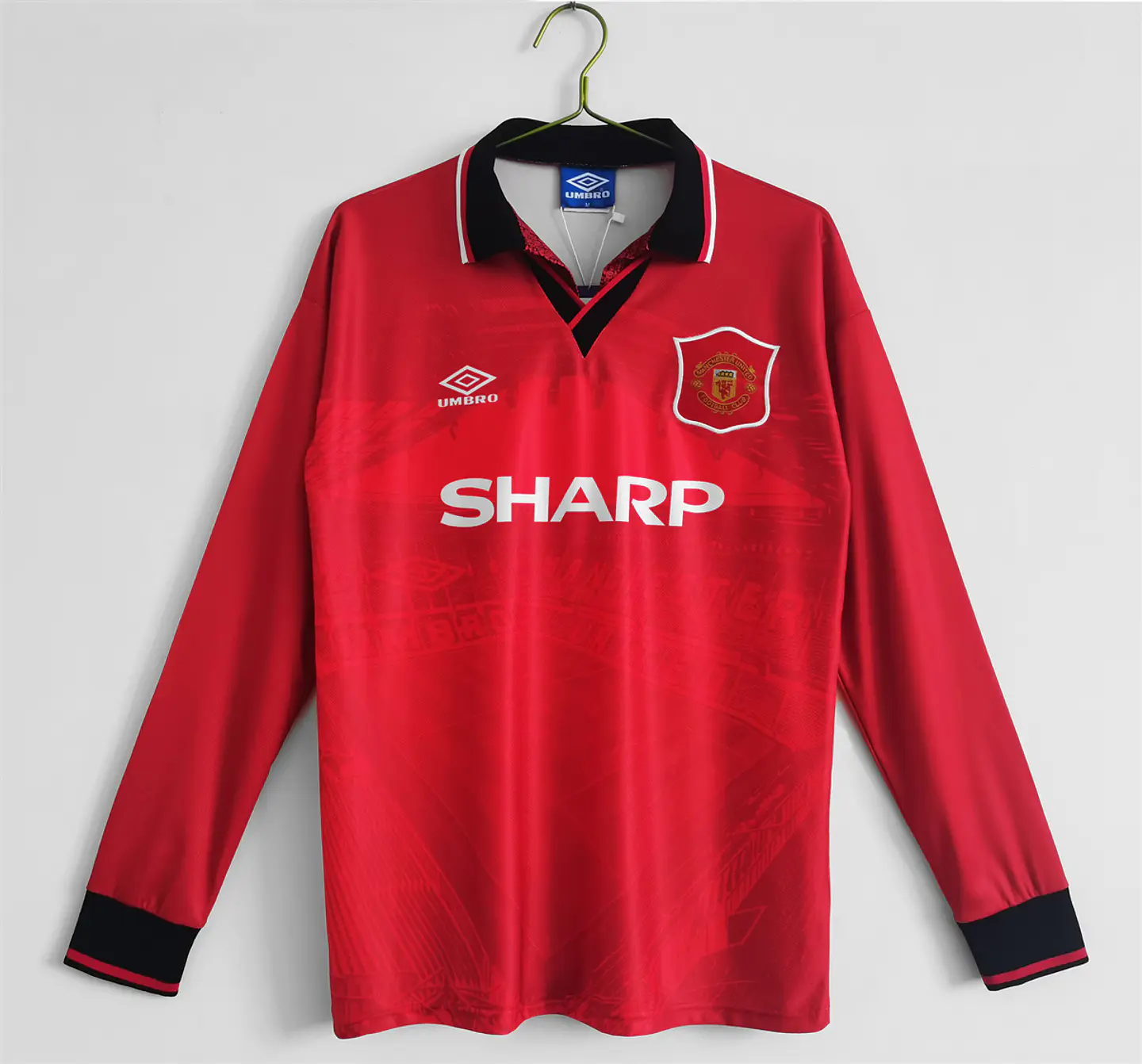 Manchester United Home 94/96 Manga Longa  1