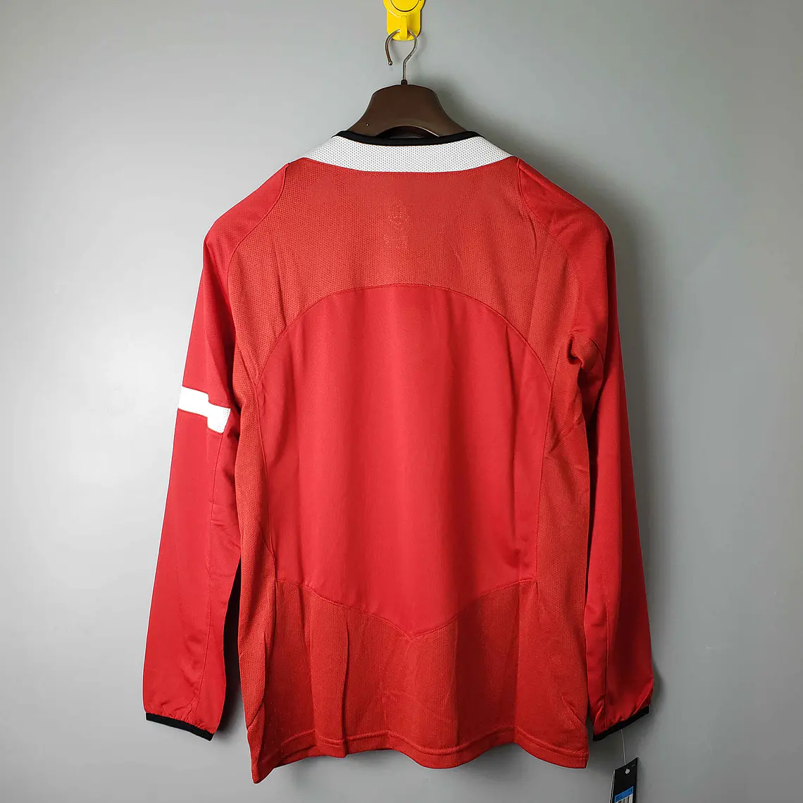 Manchester United Home 2005 Manga Longa  2