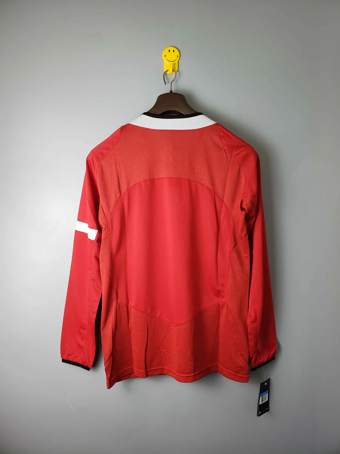 Manchester United Home 2005 Manga Longa  2