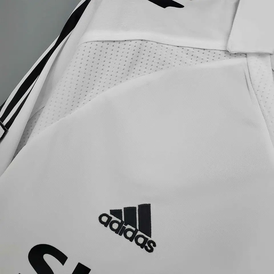 Real Madrid Home 05/06 Manga Longa  6
