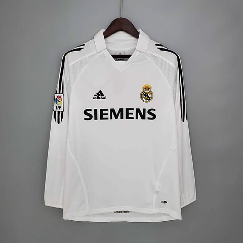 Real Madrid Home 05/06 Manga Longa 