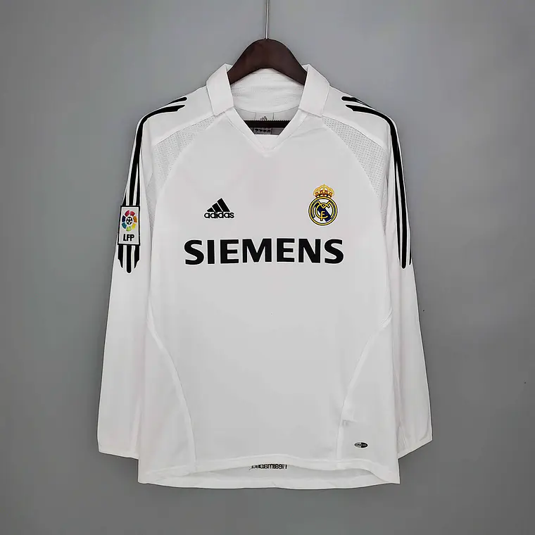 Real Madrid Home 05/06 Manga Longa  1