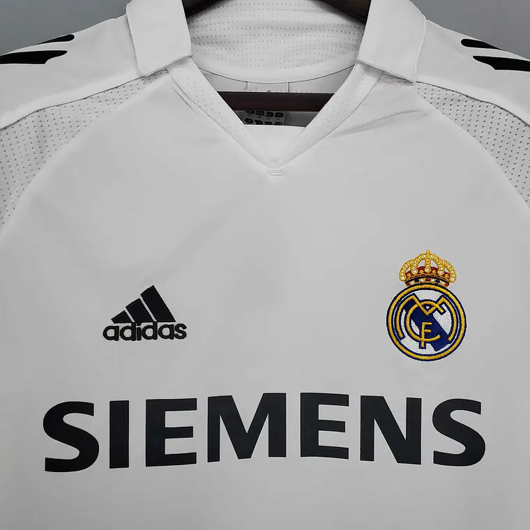 Real Madrid Home 05/06 Manga Longa  4