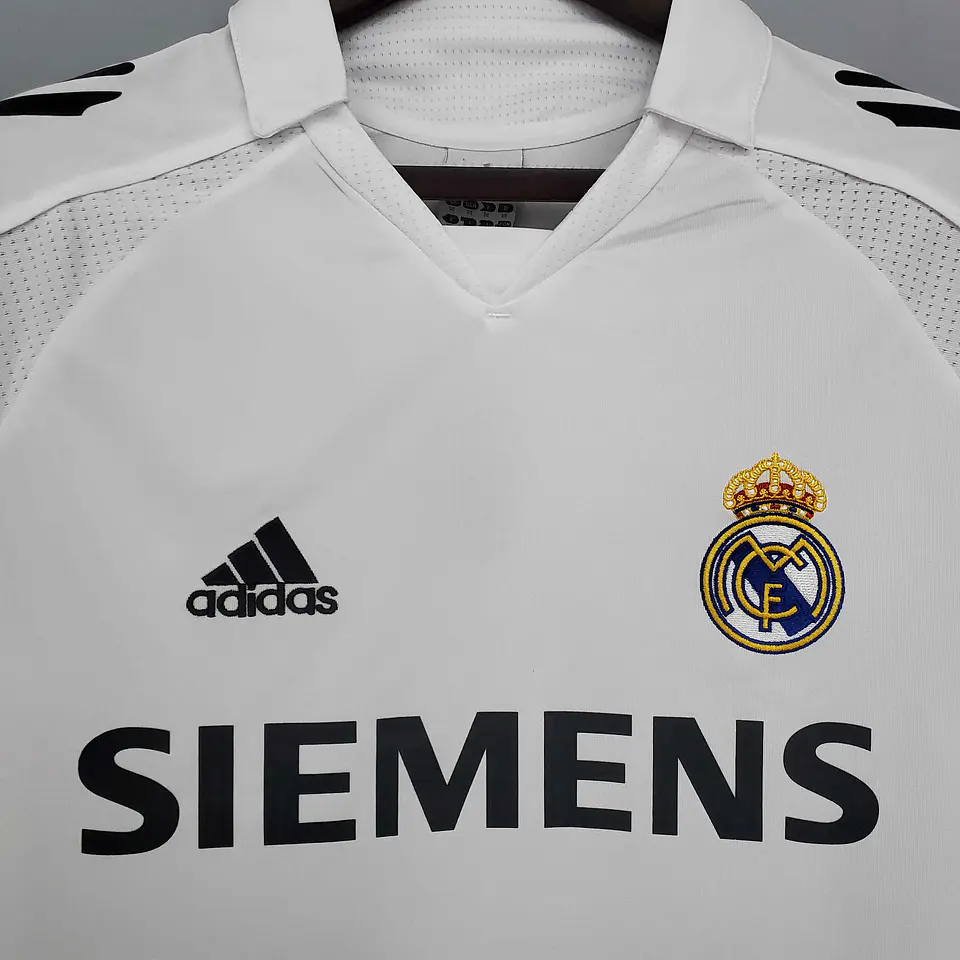 Real Madrid Home 05/06 Manga Longa  4