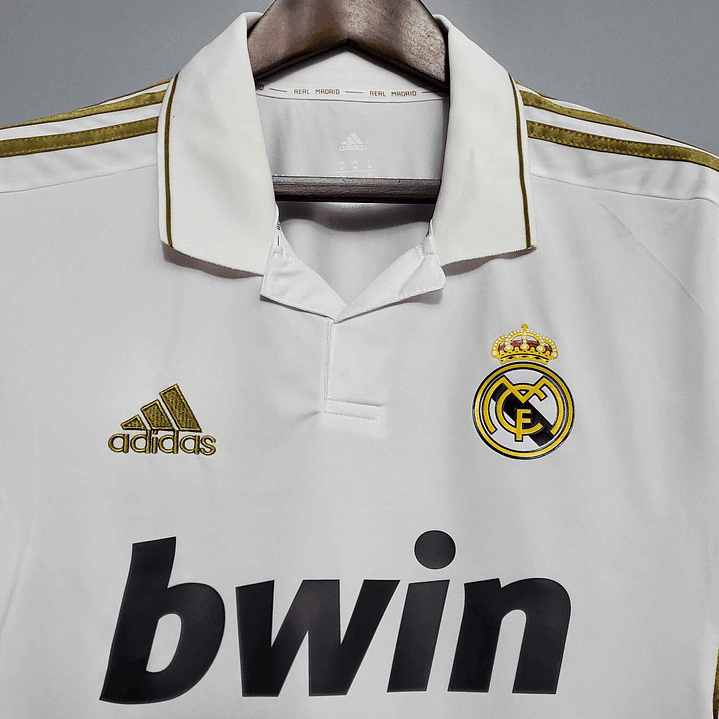 Real Madrid Home 11/12 Manga Longa  4