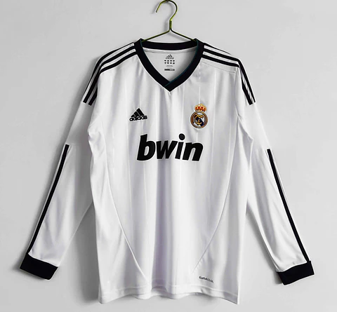 Real Madrid Home 12/13 Manga Longa 