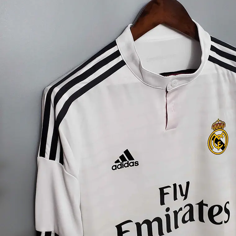 Real Madrid Home 14/15 Manga Longa  3