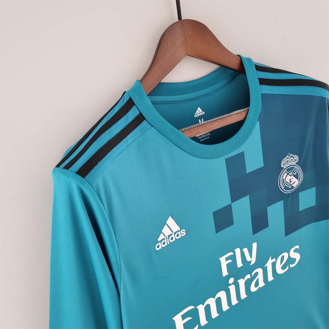 Real Madrid Third 17/18 Manga Longa  3