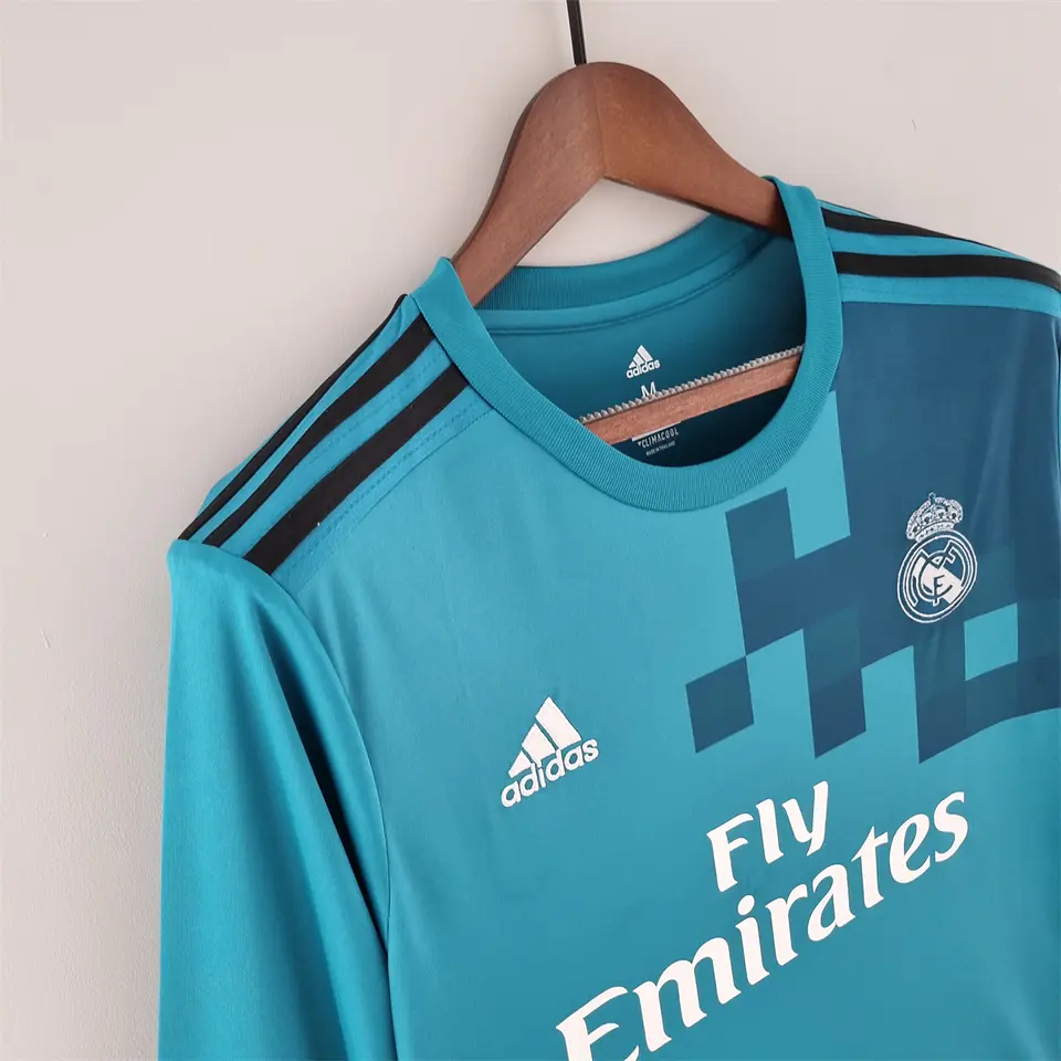 Real Madrid Third 17/18 Manga Longa  3