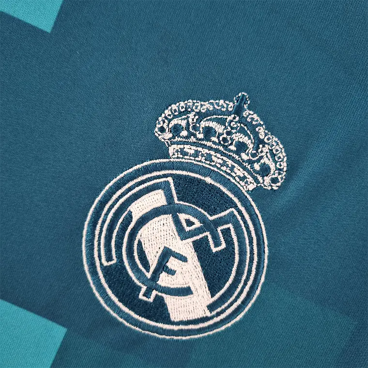 Real Madrid Third 17/18 Manga Longa  5