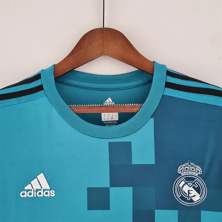 Real Madrid Third 17/18 Manga Longa  4
