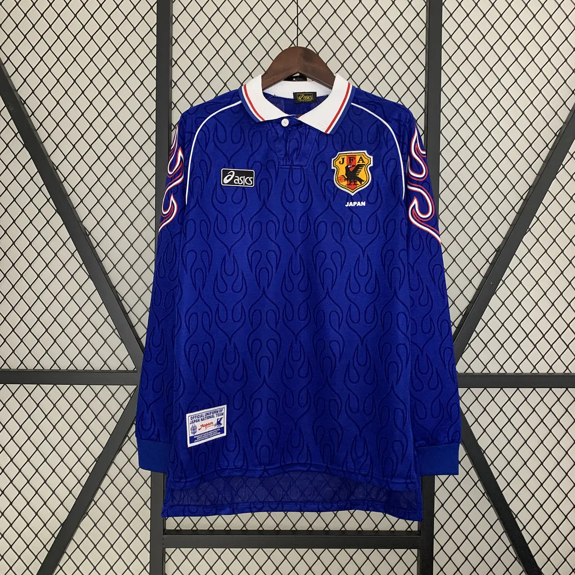 Japão Home 1998 Manga Longa 1