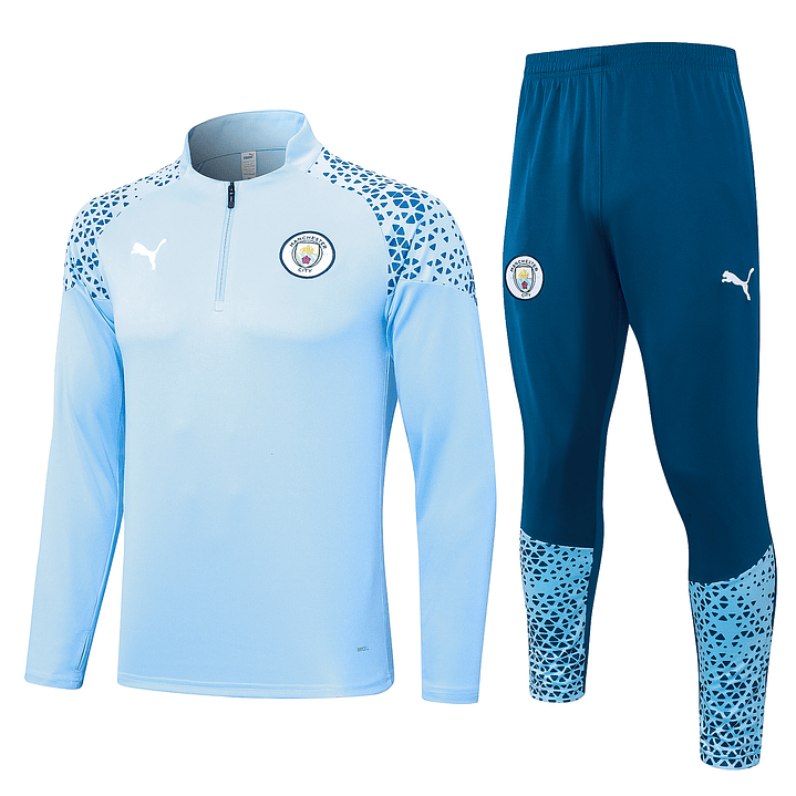 Manchester City Fato Treino 1/2 Zip 1