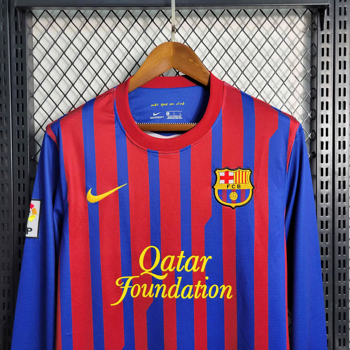 Barcelona Home 11/12 Manga Longa  3