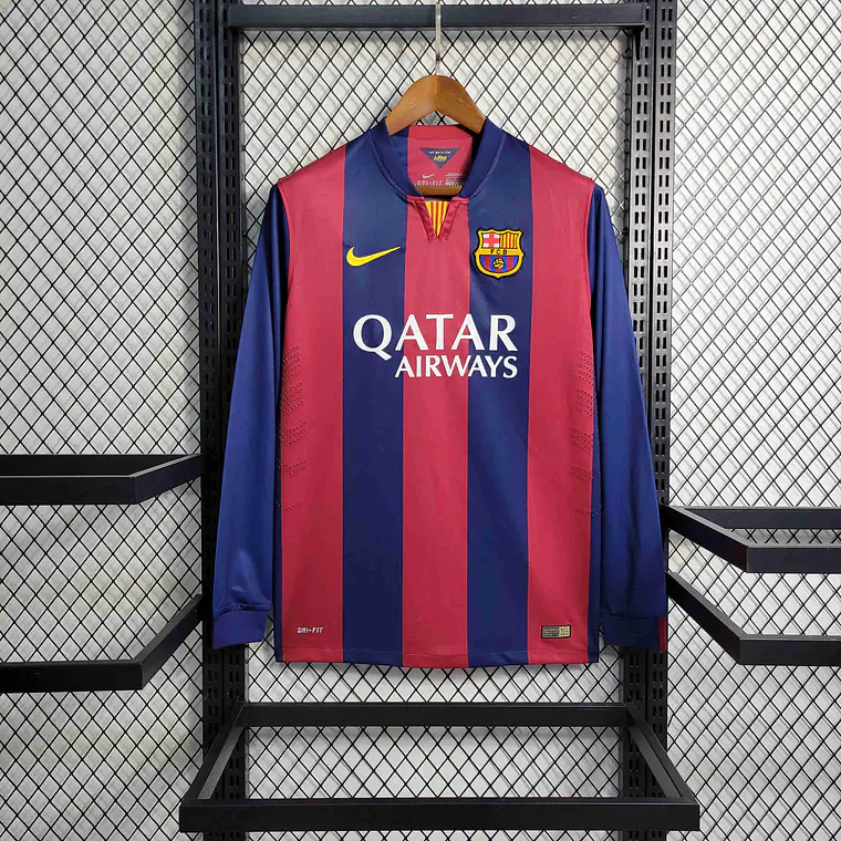 Barcelona Home 14/15 Manga Longa  1