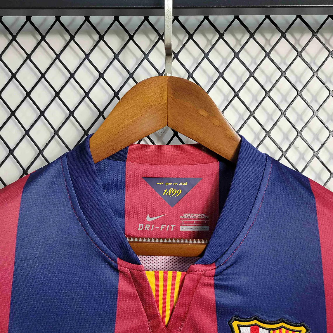 Barcelona Home 14/15 Manga Longa  7